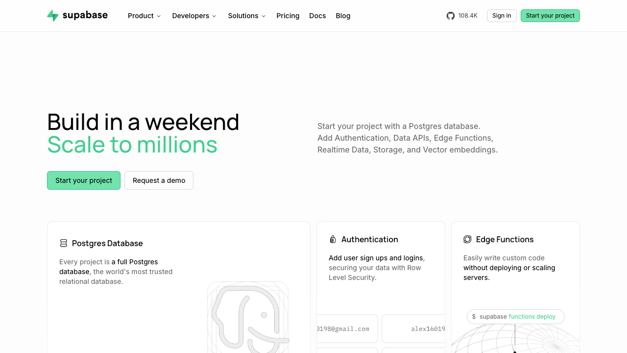 Database observed product screen 1